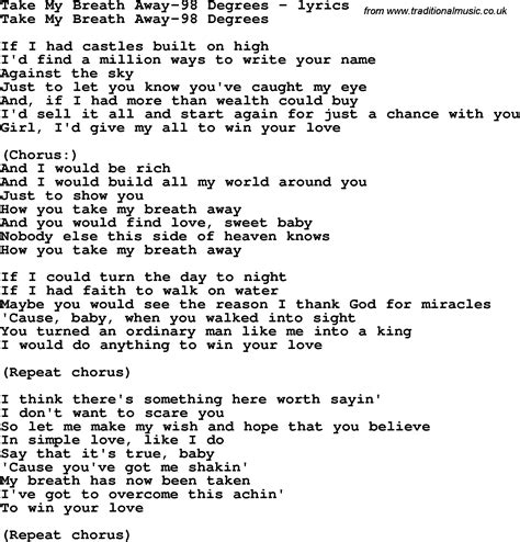 take my breath away lyrics|take my breath away songs.